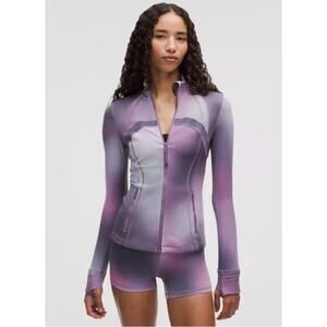 NWT Lululemon Define Jacket Nulu Aurora Haze Purple Multi Active Yoga Size 6